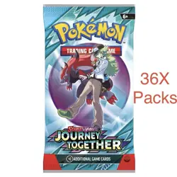 Pokemon Scarlet & Violet Journey Together Factory Sealed 36 Booster Pack lot - Image 1