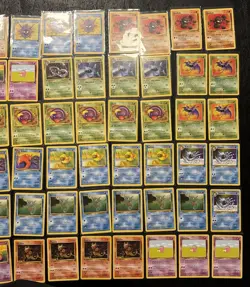 (90) 1999 POKEMON VINTAGE LOT FOSSIL VARIETY BASE SLOWPOKE BRO GOLEM GOLDUCK - Image 3