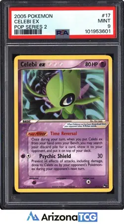 Pokemon 2005 Celebi ex #17 POP Series 2 PSA 9 - Image 1