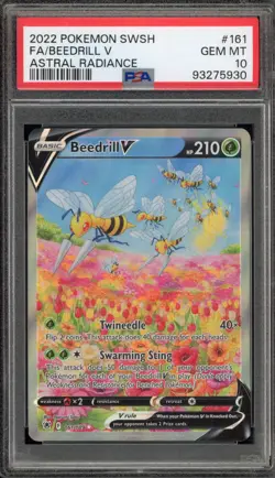 Pokemon Beedrill V Astral Radiance Full Alt Art #161 PSA 10 Gem Mint - Image 1