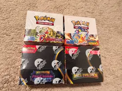 [Lot of 4] Pokemon Booster box - Sealed Scarelet & Violet and Mega Evolution - Image 1