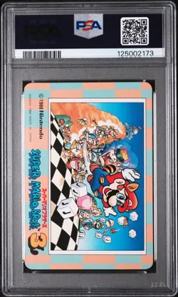 1989 CARDDASS SUPER MARIO BROS. 3 #41 LUDWIG VON KOOPA PSA 10 - Image 2