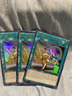 Yugioh Synchro Overtake X3 Ultra Rare MP22-EN164 1st Ed Near Mint Playset - Image 1