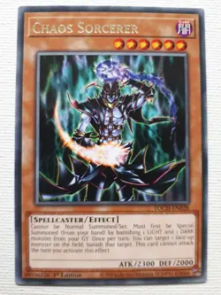 YUGIOH TCG - Chaos Sorcerer TOCH-EN028 - Image 1