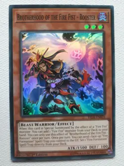YUGIOH TCG - Brotherhood of the Fire Fist - Rooster FIGA-EN025 - Image 1