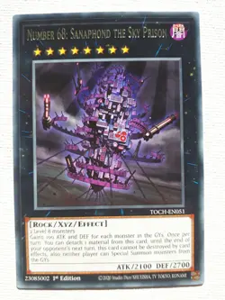 YUGIOH TCG Number 68 Sanaphond the Sky Prison TOCH-EN051 - Image 1