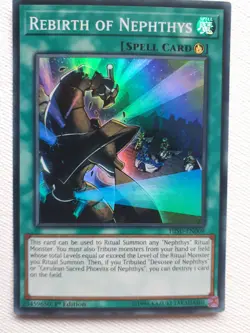 YUGIOH TCG Rebirth of Nephthys HISU-EN009 - Image 1
