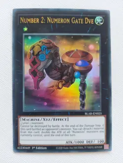 YUGIOH TCG - Number 2: Numeron Gate DVE BLAR-EN023 - Image 1