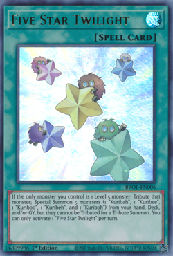 Yugioh TCG Brothers of Legend - Five Star Twilight BROL-EN006 - Image 1