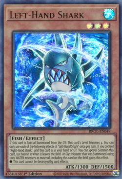 Yugioh TCG Brothers of Legend - Left-Hand Shark BROL-EN049 - Image 1