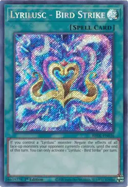 YUGIOH TCG Brother of Legend - Lyrilusc - Bird Strike BROL-EN036 - Image 1