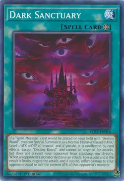 YUGIOH TCG Legendary Duelist S3 - Dark Sanctuary LDS3-EN016 - Image 1