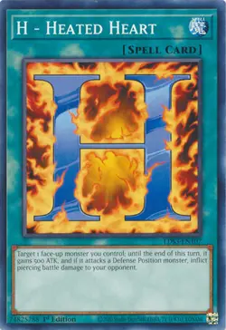 YUGIOH TCG Legendary Duelist S3 - H - Heated Heart LDS3-EN107 - Image 1