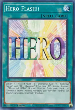 YUGIOH TCG Legendary Duelist S3 - Hero Flash!! LDS3-EN111 - Image 1