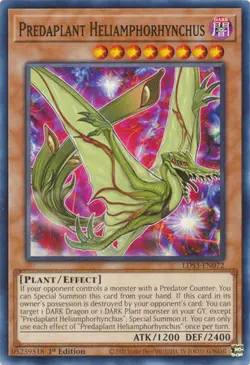 YUGIOH TCG Legendary Duelist S3 - Predaplant Heliamphorhynchus LDS3-EN072 - Image 1