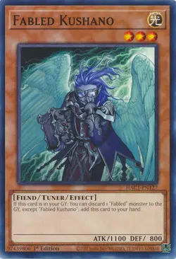 YUGIOH TCG Hidden Arsenal Chapter 1 - Fabled Kushano HAC1-EN127 - Image 1