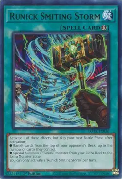 YUGIOH TCG Tactical Masters - Runick Smithing Storm TAMA-EN036 - Image 1