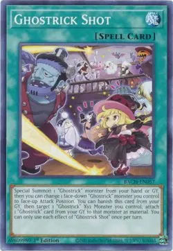 YUGIOH TCG Battle of Chaos - Ghostrick Shot BACH-EN057 - Image 1