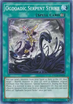 YUGIOH TCG Battle of Chaos - Ogdoadic Serpent Strike BACH-EN058 - Image 1