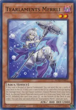 YUGIOH TCG Power of the Elements - Tearlaments Merrli POTE-EN012 - Image 1