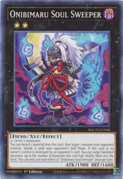 YUGIOH TCG Battle of Chaos - Onibimaru Soul Sweeper BACH-EN046 - Image 1