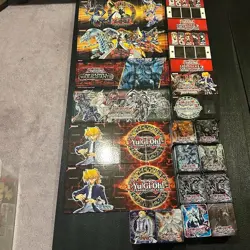 Yugioh TCG Playmat, Collector Tin, & Binder Lot | EMPTY - Image 1
