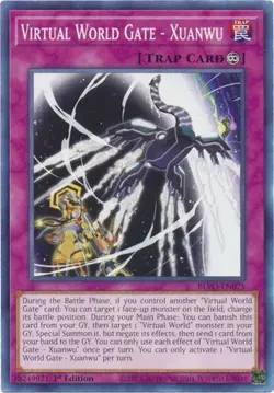 YUGIOH TCG Blazing Vortex - Virtual World Gate - Xuanwu BLVO-EN075 - Image 1