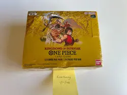 One Piece OP-04 Kingdoms of Intrigue Booster Box - English - Sealed -Damaged Box - Image 2