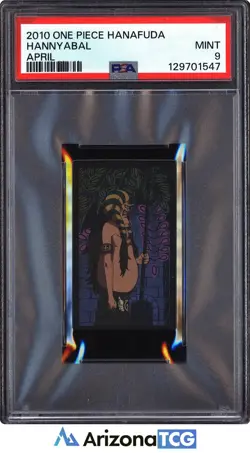 One Piece 2010 Hannyabal April One Piece Hanafuda PSA 9 - Image 1