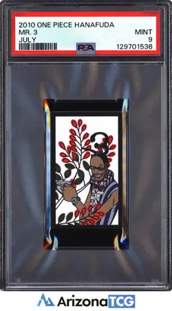 One Piece 2010 Mr. 3 July One Piece Hanafuda PSA 9 - Image 1