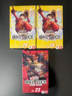 One Piece Tcg Starter Decks Lot Of 3 - Egghead(x2) + Shanks (x1) New & Sealed - Image 1