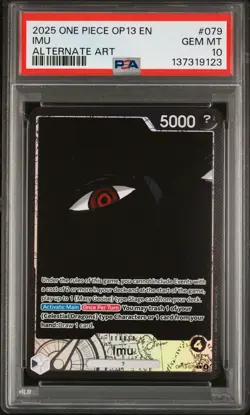 2025 ONE PIECE OP13-CARRYING ON HIS WILL ALTERNATE ART #079 IMU PSA 10 - Image 1