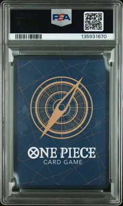 2023 ONE PIECE OP02-PARAMOUNT WAR MANGA ALTERNATE ART #013 PORTGAS D. ACE PSA 10 - Image 2