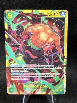 ONE PIECE English Roronoa Zoro Learn Together Deck - OP06-118 SEC - Image 1