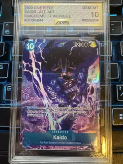 PSA 10 One Piece Kaido OP04-044 Alt Art - Image 1