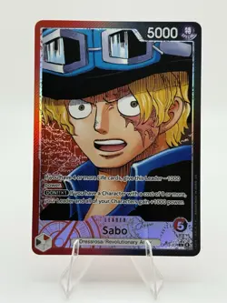 Sabo (004) (Alternate Art) OP13-004 Carrying On His Will Foil - Image 1