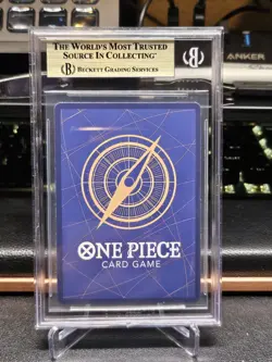 BGS 9.5 GEM MINT Monkey D Luffy Treasure Rare OP07-109 500 Years in the Future - Image 2