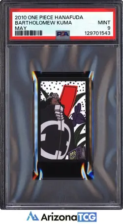 One Piece 2010 Bartholomew Kuma May One Piece Hanafuda PSA 9 - Image 1