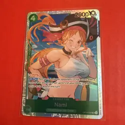 One Piece TCG The Azure Sea’s Seven Nami OP14-031 SR English Super Rare - Image 1