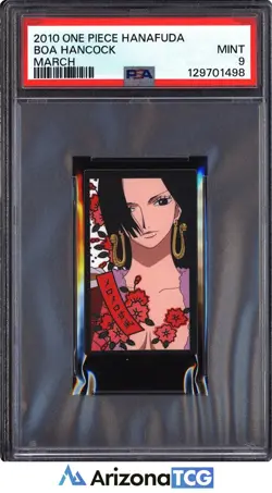 One Piece 2010 Boa Hancock March One Piece Hanafuda Japanese PSA 9 - Image 1