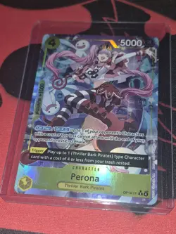 Perona - OP14-111 (Alternate Art) One Piece The Azure Sea's Seven Foil English - Image 2