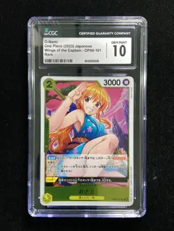 2023 One Piece Japanese OP06-101 R O-Nami Wing Of the Captain CGC 10 -OC83 - Image 1