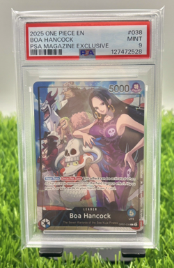 2025 ONE PIECE PROMOS PSA MAGAZINE EXCLUSIVE #038 BOA HANCOCK PSA 9 - Image 1