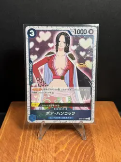Boa Hancock ST03-013 C (Full Art) PRB01 Premium ONE PIECE Pirate Flag Japanese - Image 1