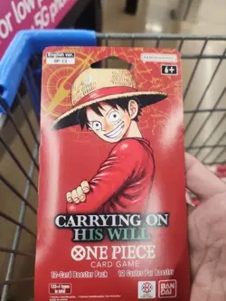 One Piece OP-13 Carrying on His Will Sleeved Booster Packs - LOT OF 10 - Image 1
