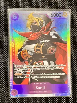 Sanji OP07-064 - One Piece TCG - SR Super Rare NM Near-Mint Foil English - Image 1