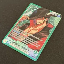 One Piece TCG OP14-020 Dracule Mihawk Leader Alt Art AA Card Game CCG English - Image 3
