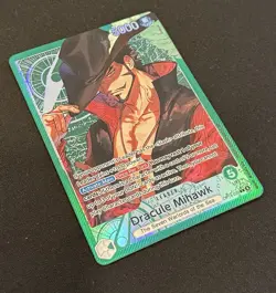 One Piece TCG OP14-020 Dracule Mihawk Leader Alt Art AA Card Game CCG English - Image 4