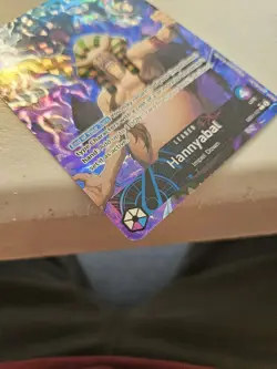 One Piece Card Game Hannyabal EB01-021 L Leader Alternate Art Parallel Card - Image 2