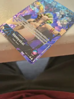 One Piece Card Game Hannyabal EB01-021 L Leader Alternate Art Parallel Card - Image 5